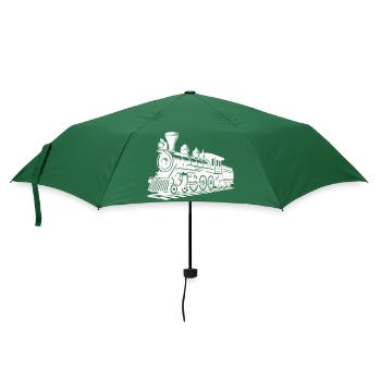 lokomotive zug - Regenschirm (klein) - Flaschengrün - Vorne