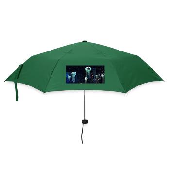 Unsterbliche Qualle - Regenschirm (klein) - Flaschengrün - Vorne