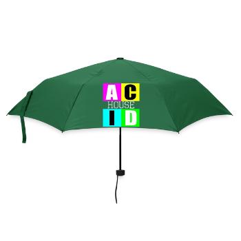 Acid-House-Musik - Regenschirm (klein) - Flaschengrün - Vorne