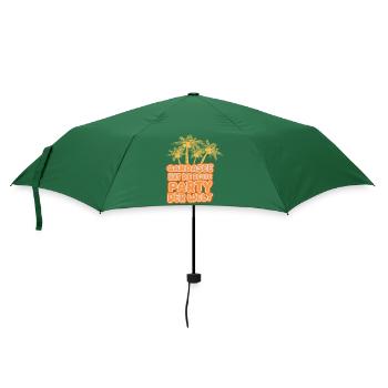 Urlaub Gardasee - Regenschirm (klein) - Flaschengrün - Vorne