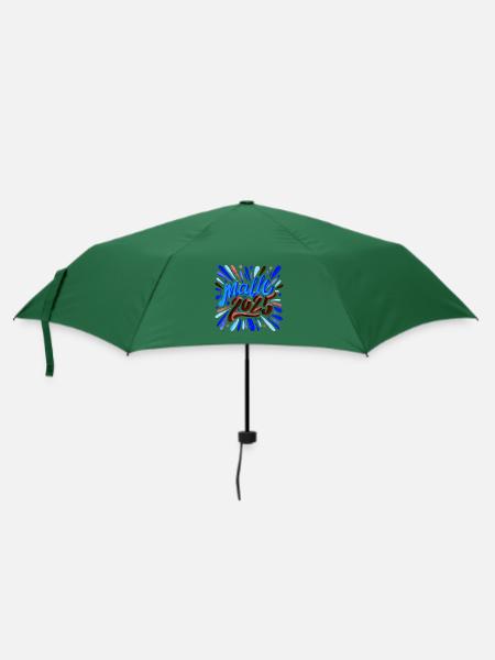 Malle 2025 - Regenschirm (klein) - Flaschengrün