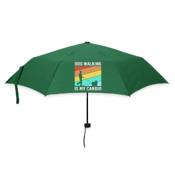 Haustier Sitter Haustiere Babysitter - Regenschirm (klein) - Flaschengrün - Vorne