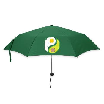 Keto Diät - Regenschirm (klein) - Flaschengrün - Vorne