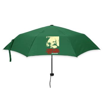 Kommunismus Lenin Marx Klassenkampf Sozial - Regenschirm (klein) - Flaschengrün - Vorne