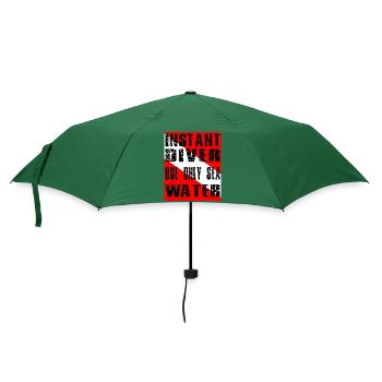 INSTANT DIVER - Regenschirm (klein) - Flaschengrün - Vorne