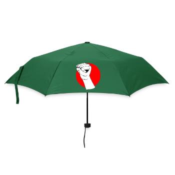 Hand freedom - Regenschirm (klein) - Flaschengrün - Vorne