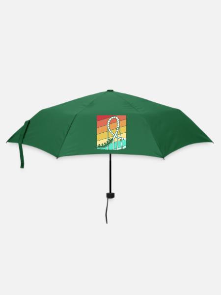 Achterbahn - Regenschirm (klein) - Flaschengrün