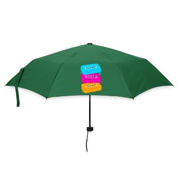 Seife Seifenherstellung DIY - Regenschirm (klein) - Flaschengrün - Vorne