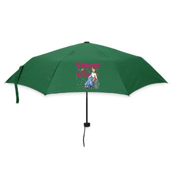 Princess on wheels - Regenschirm (klein) - Flaschengrün - Vorne