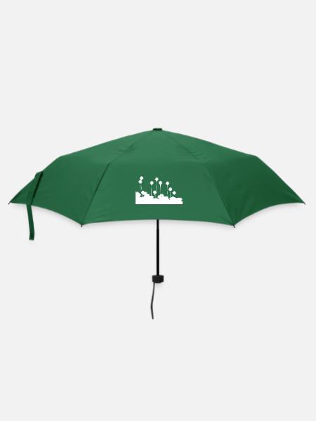 Palmen - Regenschirm (klein) - Flaschengrün