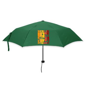 Berlin Summer - Regenschirm (klein) - Flaschengrün - Vorne