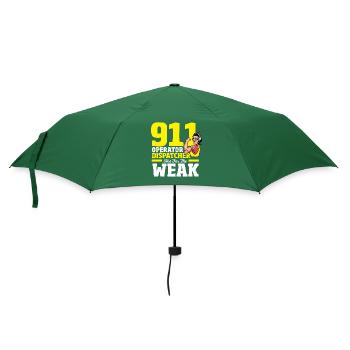 Notruf Disponent Notfall Ersthelfer Dispon - Regenschirm (klein) - Flaschengrün - Vorne