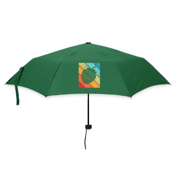 Strawberry Fruit Lover Retro Healthy Gift idea - Regenschirm (klein) - Flaschengrün - Vorne
