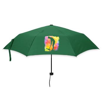 Krocket Retro - Regenschirm (klein) - Flaschengrün - Vorne