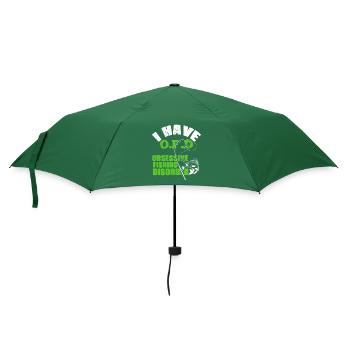 fischen angeln - Regenschirm (klein) - Flaschengrün - Vorne