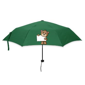 Teddy Schild - Regenschirm (klein) - Flaschengrün - Vorne