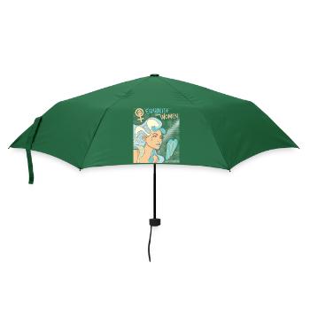 Frauenrechte, Gleichberechtigung, Womens Day - Regenschirm (klein) - Flaschengrün - Vorne