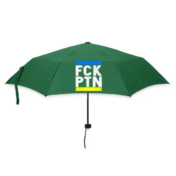 FCK PTN - Regenschirm (klein) - Flaschengrün - Vorne