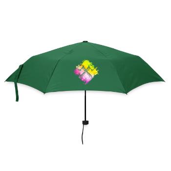 Axtwerfen - Regenschirm (klein) - Flaschengrün - Vorne