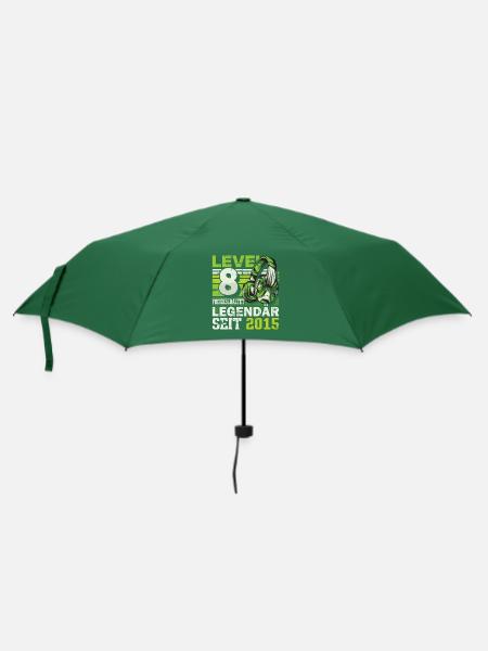 Level 8 freigeschaltet legendär seit 2015 - Regenschirm (klein) - Flaschengrün