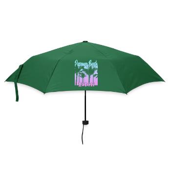 Papenoo Beach Tahiti - Regenschirm (klein) - Flaschengrün - Vorne