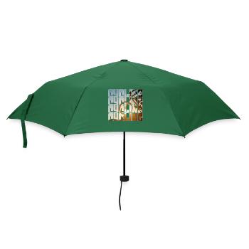 Fahrrad fahren - Regenschirm (klein) - Flaschengrün - Vorne