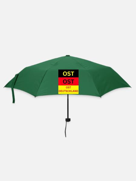 Ostdeutschland Sachsen - Regenschirm (klein) - Flaschengrün