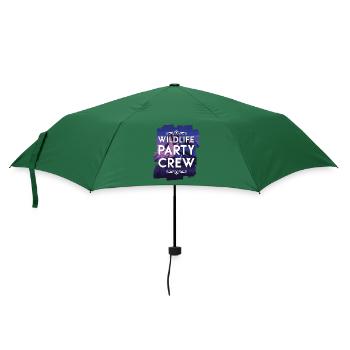 Wildlife Party Crew - Regenschirm (klein) - Flaschengrün - Vorne