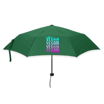 vegan - Regenschirm (klein) - Flaschengrün - Vorne