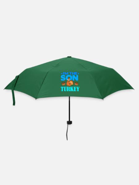 I'm the Son Turkey - Regenschirm (klein) - Flaschengrün
