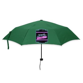 pudel bday geburtstagsgeschenkidee spaß - Regenschirm (klein) - Flaschengrün - Vorne