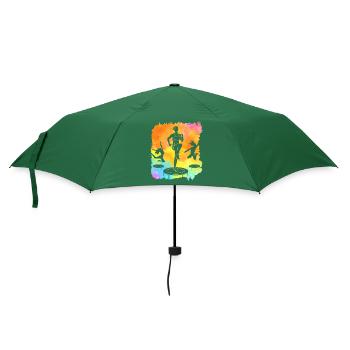 Trampolin - Regenschirm (klein) - Flaschengrün - Vorne