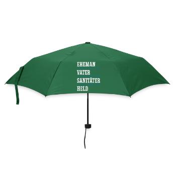 Ehemann Vater Sanitäter Held - Regenschirm (klein) - Flaschengrün - Vorne