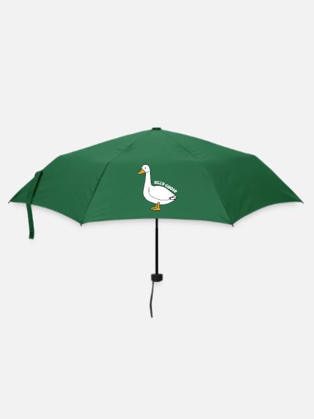 Silly Goose gift - Regenschirm (klein) - Flaschengrün