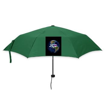 Es gibt keinen Planeten B - Regenschirm (klein) - Flaschengrün - Vorne