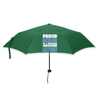 Stolze Ehefrau Eines Verdammt Guten Dozents - Regenschirm (klein) - Flaschengrün - Vorne