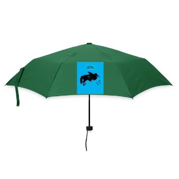 HEY MÄDCHEN, WILLST DU SCHWIMMEN? - Regenschirm (klein) - Flaschengrün - Vorne