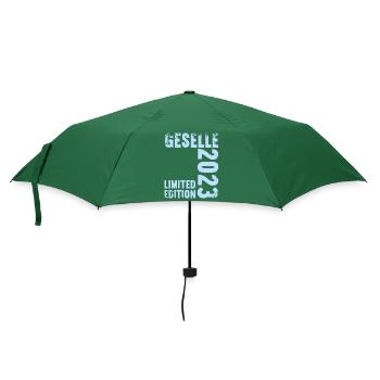 Geselle Gesellenprüfung bestanden Gesellen - Regenschirm (klein) - Flaschengrün - Vorne