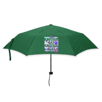 Ein weiterer Tag, ein weiterer Slay Motivierend - Regenschirm (klein) - Flaschengrün - Vorne