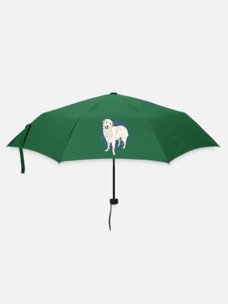 Pyrenäenberghund Hunde | Hundebesitzer Geschenk - Regenschirm (klein) - Flaschengrün