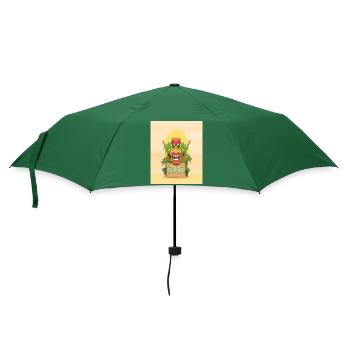 ALOHA - Regenschirm (klein) - Flaschengrün - Vorne