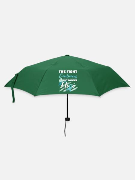 PTBS-Krieger PTBS-Bewusstseinsmonat - Regenschirm (klein) - Flaschengrün