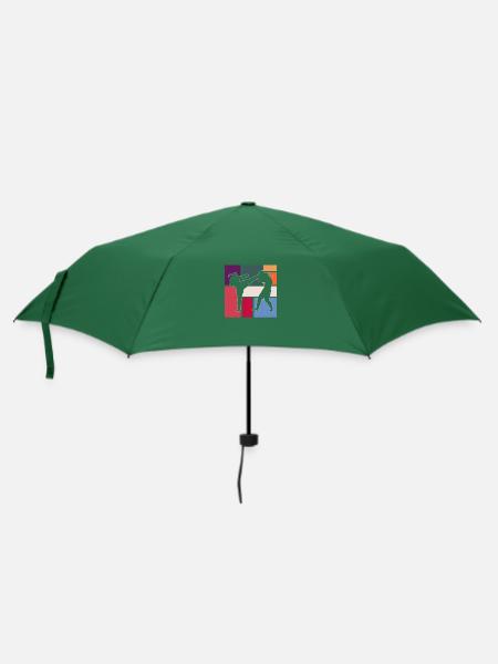 Kampfsport - Regenschirm (klein) - Flaschengrün