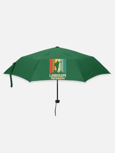 Fotograf - Regenschirm (klein) - Flaschengrün