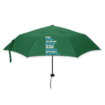 Tollpatschige Männer - Regenschirm (klein) - Flaschengrün - Vorne