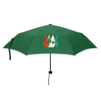 Surfen Surfer - Regenschirm (klein) - Flaschengrün - Vorne
