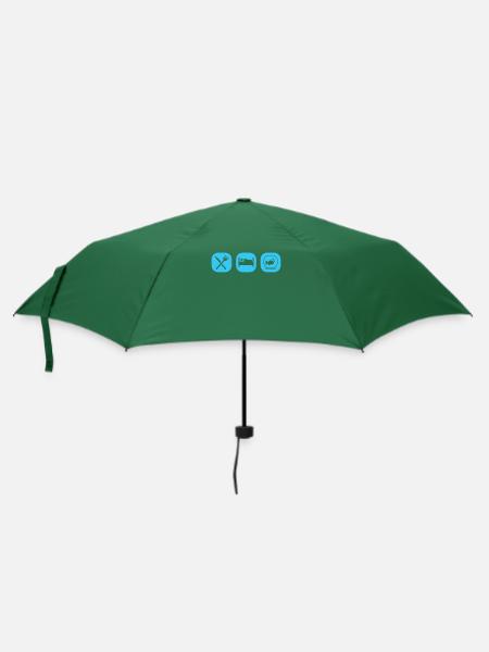Reef Aquarium - Regenschirm (klein) - Flaschengrün
