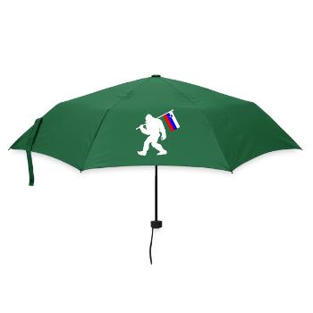Slowenien Bigfoot - Regenschirm (klein) - Flaschengrün - Vorne