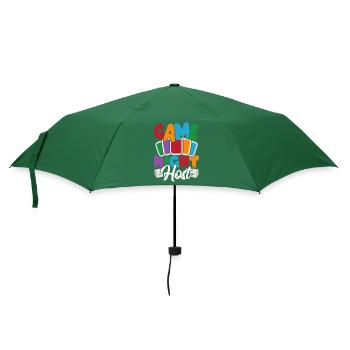 Brettspiele Spielbrett Geschenk - Regenschirm (klein) - Flaschengrün - Vorne