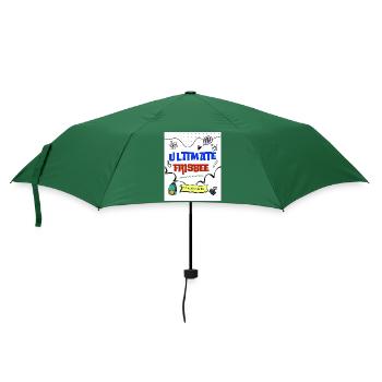 Ulti 55 Weiß - Regenschirm (klein) - Flaschengrün - Vorne